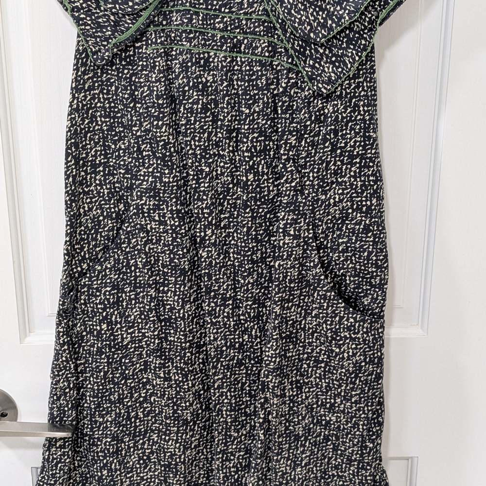 Elegant Black and White Women's Dress